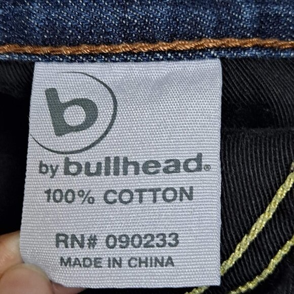 B by Bullhead 28x30 Men’s Straight Leg Denim Jeans Medium Blue Wash - Picture 9 of 11